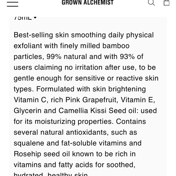 Grown Alchemist Polishing Facial Exfoliant - Picture 4 of 6